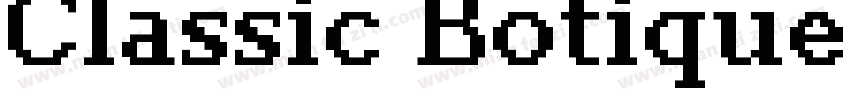 Classic Botique字体转换